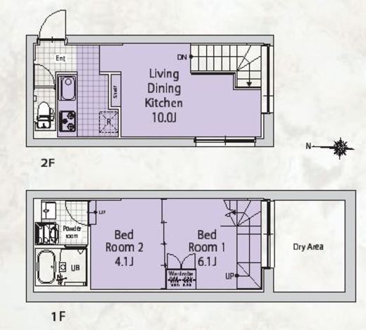SOU代々木公園　203号室　間取り