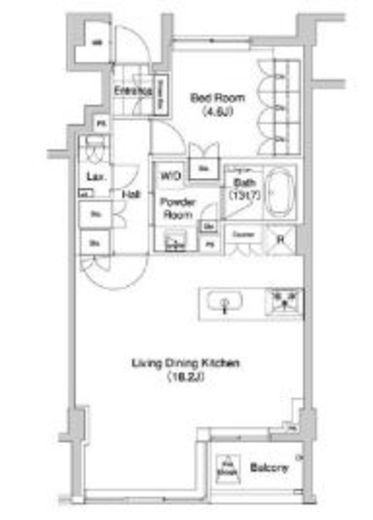 代官山BLESS　405号室　間取り