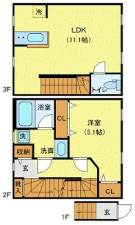 プライベートプレイス広尾　202号室　間取り