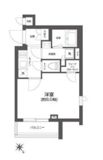 グランパセオ四谷若葉　210号室　間取り