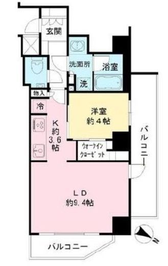 ＩＢＩＳ市ヶ谷　202号室　間取り