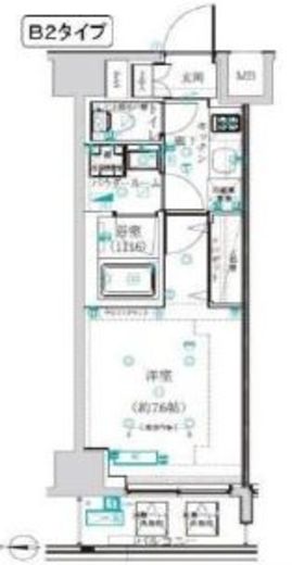 アルテシモレフィナ　702号室　間取り