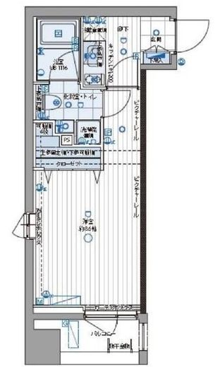 パティーナ三田台　206号室　間取り