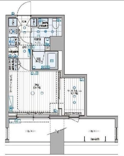 パティーナ三田台　702号室　間取り