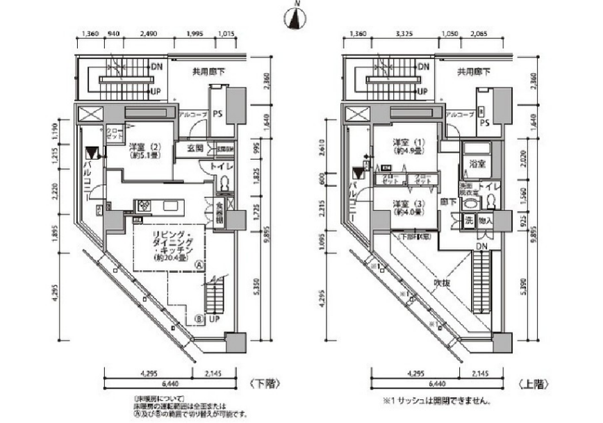 東雲キャナルコートCODAN　21号棟310号室　間取り