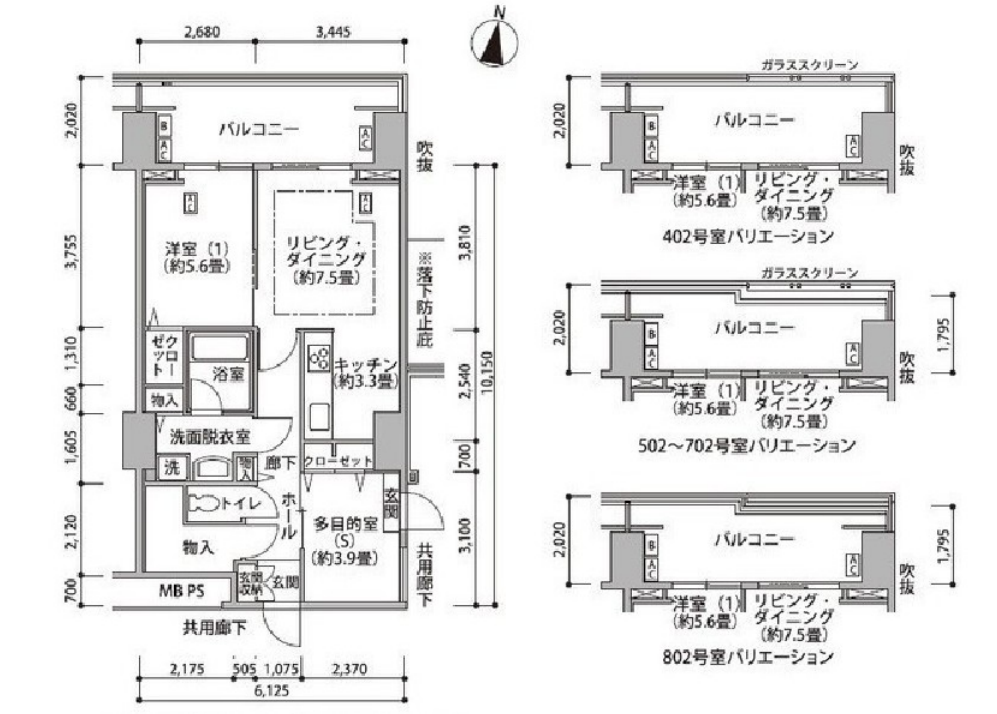 東雲キャナルコートCODAN　17号棟402号室　間取り