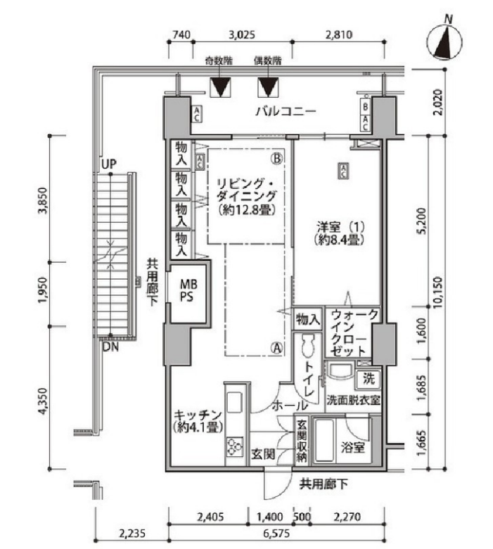 東雲キャナルコートCODAN　17号棟301号室　間取り