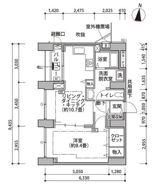 東雲キャナルコートCODAN　613号室　間取り