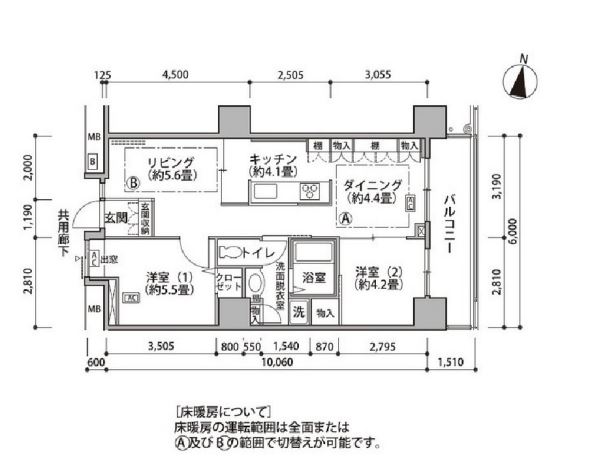 東雲キャナルコートCODAN　18号棟820号室　間取り