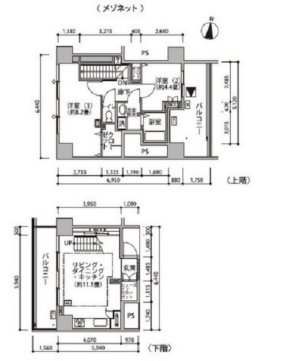 東雲キャナルコートCODAN　20号棟501号室　間取り