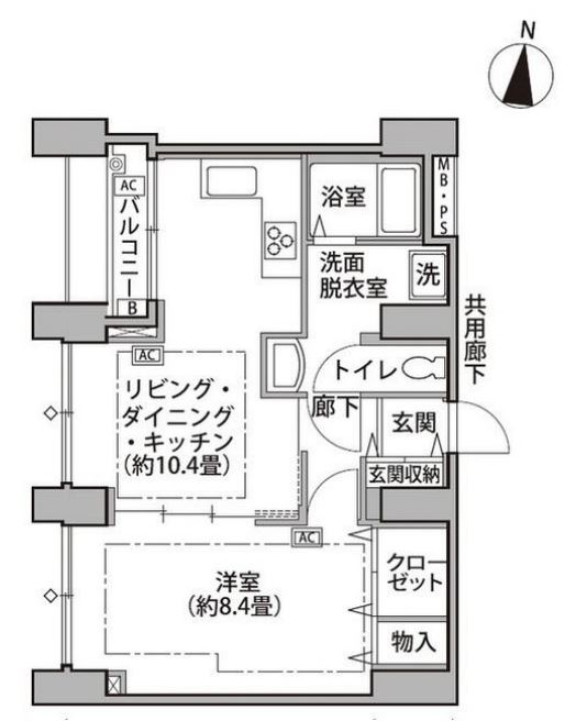 東雲キャナルコートCODAN　14号棟213号室　間取り