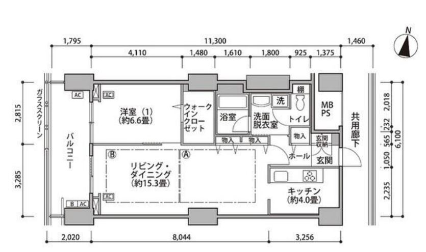 東雲キャナルコートCODAN　16号棟510号室　間取り