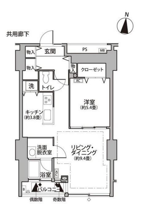 東雲キャナルコートCODAN　11号棟912号室　間取り