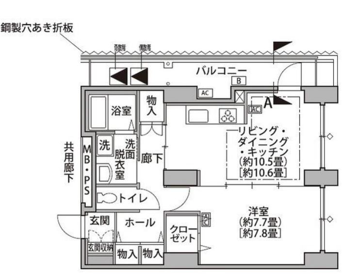 東雲キャナルコートCODAN　14号棟801号室　間取り