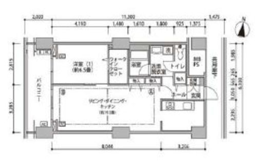 東雲キャナルコートCODAN　16-1210号室　間取り