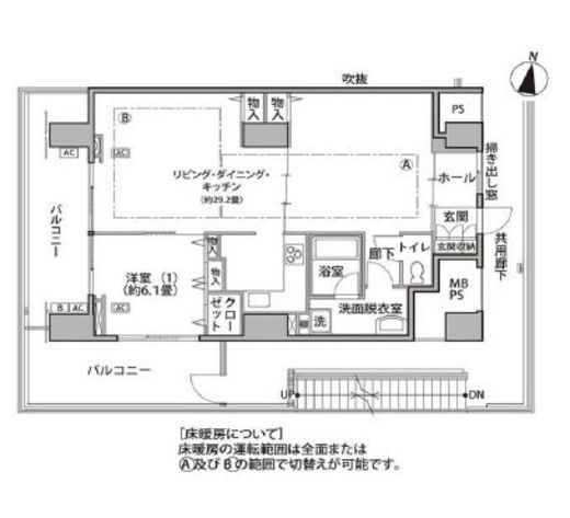 東雲キャナルコートCODAN　16-713号室　間取り
