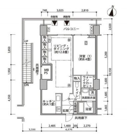 東雲キャナルコートCODAN　17-601号室　間取り