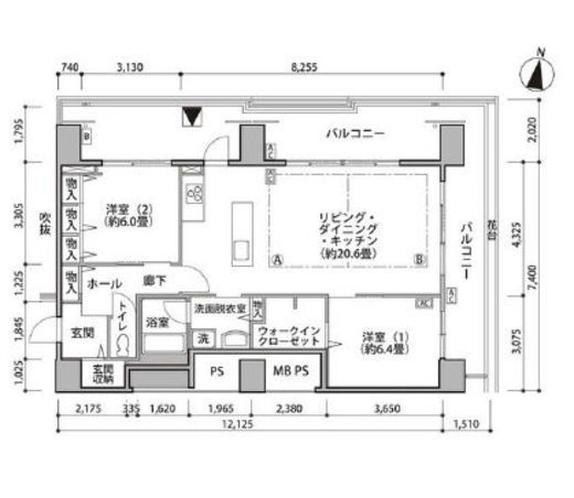 東雲キャナルコートCODAN　17-913号室　間取り