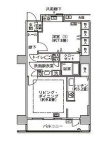 東雲キャナルコートCODAN　18-408号室　間取り