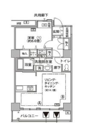 東雲キャナルコートCODAN　18-525号室　間取り