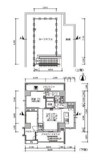 東雲キャナルコートCODAN　19-1406号室　間取り
