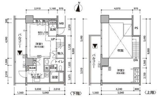 東雲キャナルコートCODAN　20-1102号室　間取り