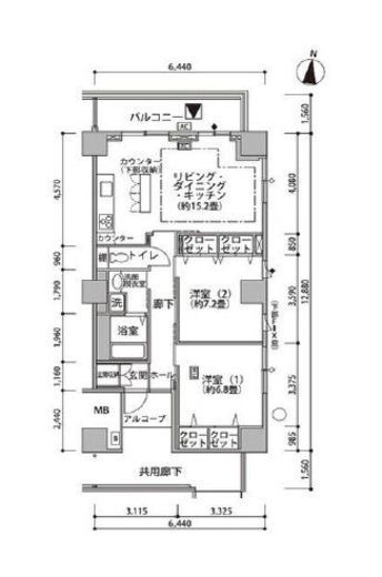 東雲キャナルコートCODAN　21-901号室　間取り