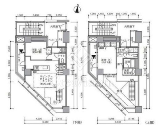 東雲キャナルコートCODAN　21-610号室　間取り