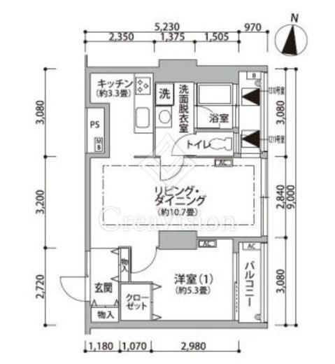 東雲キャナルコートCODAN　12-1211号室　間取り