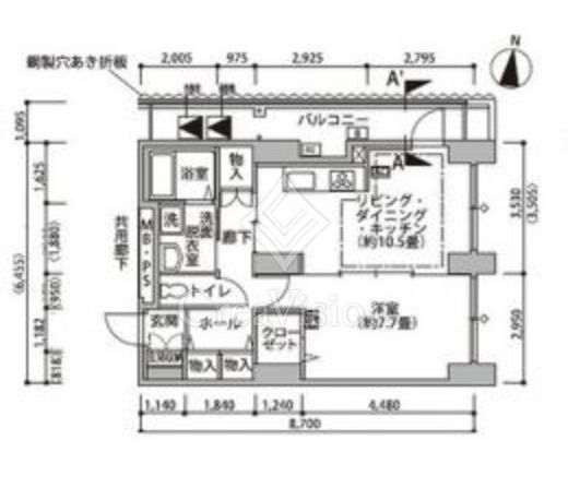 東雲キャナルコートCODAN　14-901号室　間取り