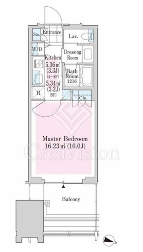 ラ・トゥール新宿アネックス　508号室　間取り