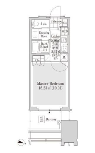 ラ・トゥール新宿アネックス　706号室　間取り