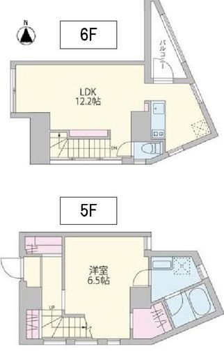 クーカイ・テラス恵比寿　401号室　間取り