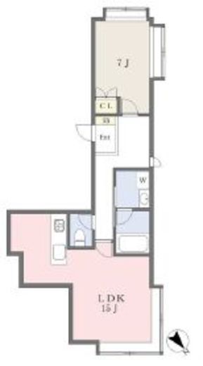 トリビュート白金　201号室　間取り