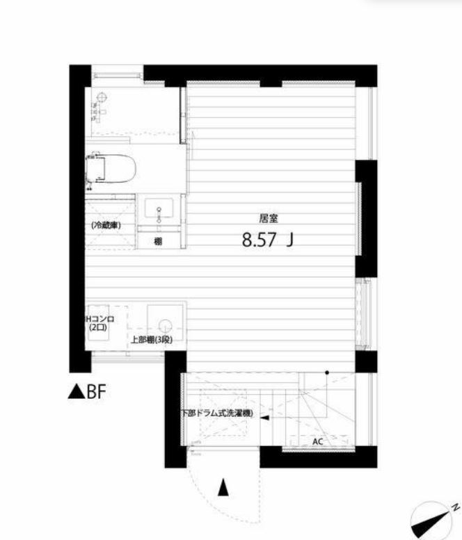 はつせ三田　104号室　間取り