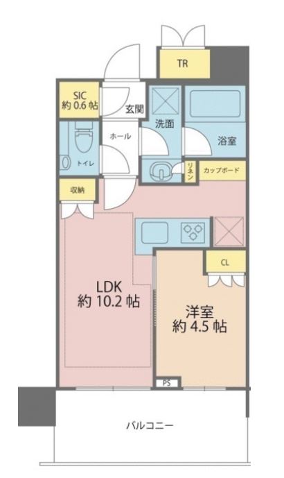 パークシティ武蔵小山ザ・タワー　9F号室　間取り