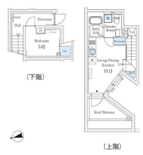 Fika代々木上原　101号室　間取り