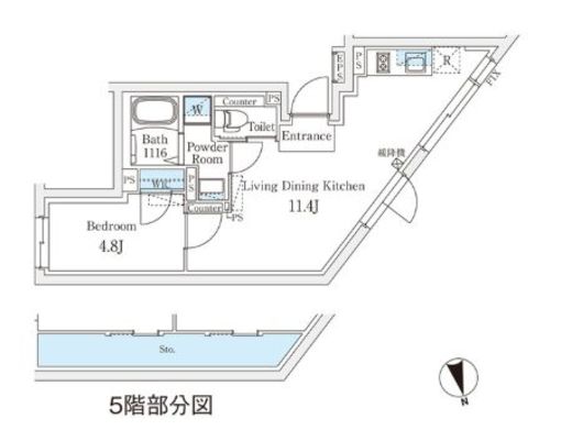 Fika代々木上原　506号室　間取り