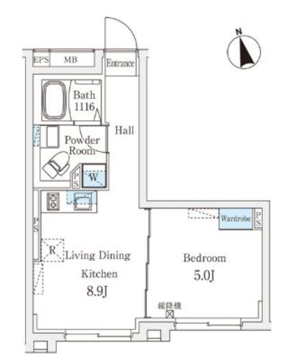 Fika代々木上原　602号室　間取り