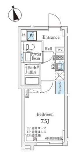 Fika代々木上原　603号室　間取り