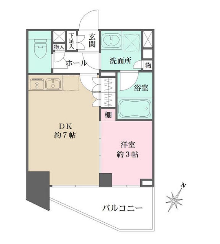 ミュプレ表参道　402号室　間取り
