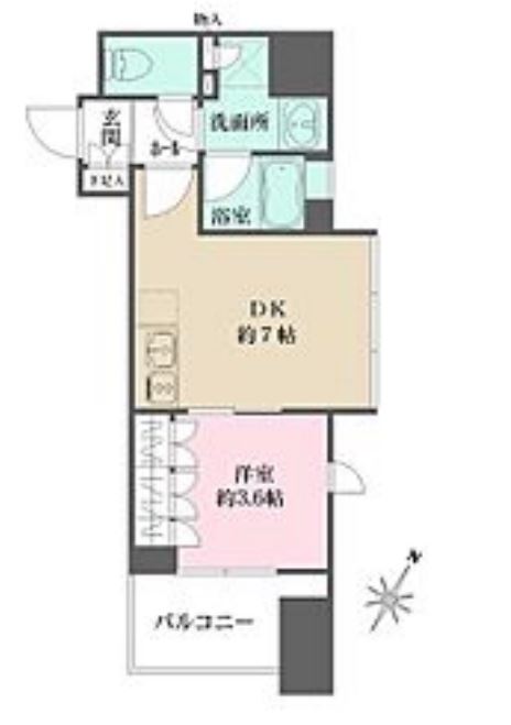 ミュプレ表参道　803号室　間取り