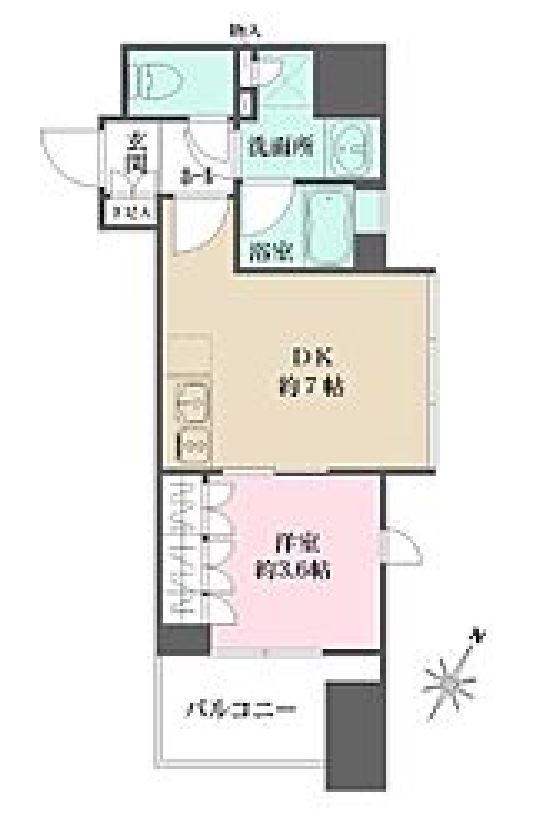 ミュプレ表参道　203号室　間取り