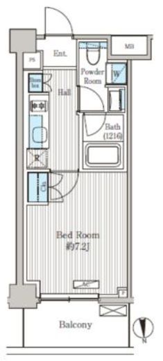 オアーゼ品川レジデンス　518号室　間取り