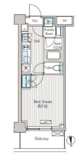オアーゼ品川レジデンス　532号室　間取り