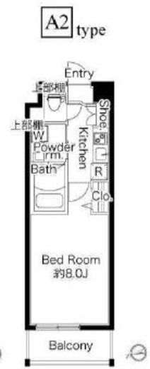 ハーモニーレジデンス新宿御苑 THE EAST　107号室　間取り