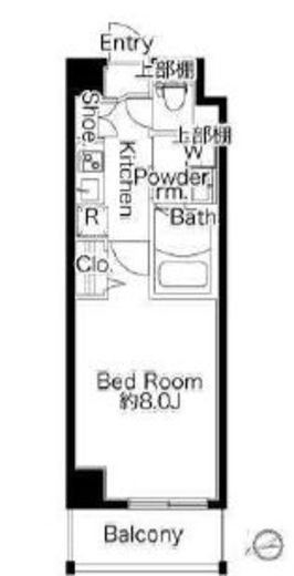 ハーモニーレジデンス新宿御苑 THE EAST　308号室　間取り