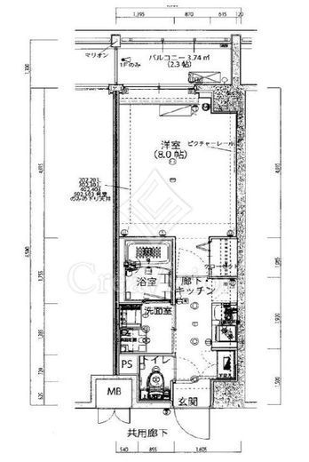 ハーモニーレジデンス新宿御苑 THE EAST　603号室　間取り