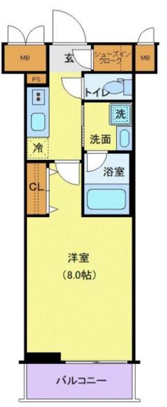 ＴＡＴＳＵＭＩスカイガーデンテラス　609号室　間取り