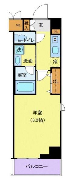 ＴＡＴＳＵＭＩスカイガーデンテラス　612号室　間取り